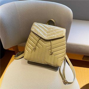 Commuter backpack women's new fashion style textured women's bag advanced travel mini backpack