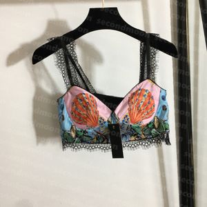Mulheres backless bras tee de renda sexy sutiã superior de verão respirável sling colete designer de luxo coletes de sutiã
