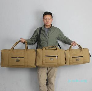 Duffel V￤skor unisex mjuk duk handv￤ska resor stor kapacitet duffle kostym f￶r vagn f￶rvaring tyg verktyg bagage tote xa583f 2302037