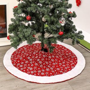 クリスマス装飾48インチスノーフレークツリースカート/クリスマスストッキングホリデー装飾品ホームパーティー
