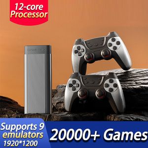 NUOVA console di gioco H9 Retro Video Game Box Processore a 12 core Supporta 9 emulatori 20000 giochi per PSP Risoluzione PS1 N64 1920 * 1200 Regali per bambini