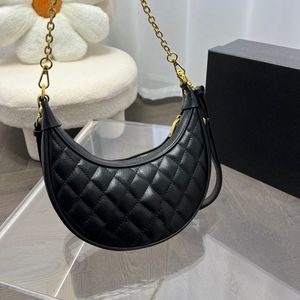 Luksurys designerskie torby do damskiej swobodnej metalowej łańcuchy boczna torebki torba crossbody talia damskie torebki