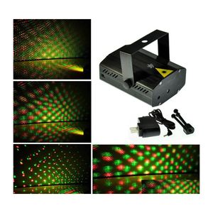 Illuminazione laser Mini Stage 150Mw Luce LED rossa verde DJ Party Disco Dance Floor Lights Consegna di goccia Dhdjw