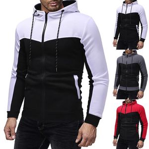 Men's Jackets Hoodies Men 2023 Autumn Winter Casual Long Sleeve Hoodie Sweatshirts Slim Zipper Hoody Hooded Streetwear
