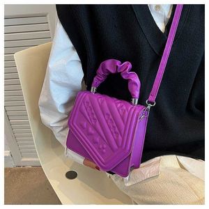 Borsa da donna Borsa piega moda autunno Personalità versatile Tracolla monospalla irregolare