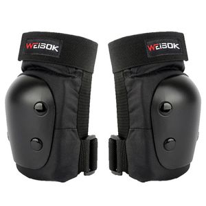 Knäskydd armbågsskydd med klistermärken handledsdyna för utomhussportens skridskoåkning cykling skateboard