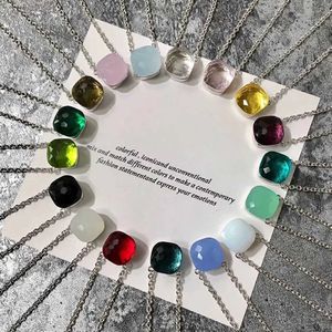 Kolye Kolyeleri 2019 Tasarımcı En Popüler Marka Şeker Renkli Keyla Kolye Kadınlar Lüks Gül Altın 585 Gümüş Renk Takıları Kendi Stiliniz G230206