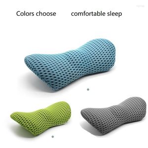 Pillow Protect Spine Vertebral Low Back Bed Sleeping Memory Foam Lumbar Support Car Seat Waist