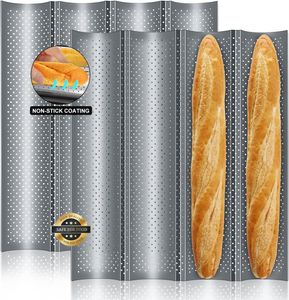 Bakning formar baguette pan franska bröd trollkarl bakform baksida spår vågor mögel ugn rätter bakverk bricka brödrost verktyg kök tillbehör 230204