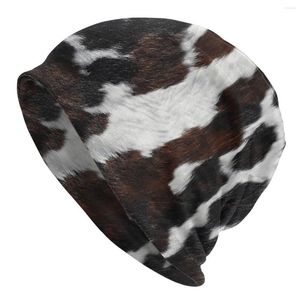 Beretas de chapas de cheiro de cheiro de chapéu de chapéu de chapéu marrom e branco Homme 3D Impressão de gorro desleixado Capinho de esqui de esqui