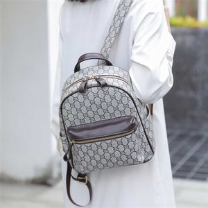 2023 Purses Clearance Outlet Online Sale High-capacity commuter new women's bag old flower backpack textured contrast schoolbag