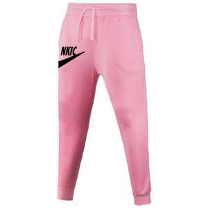 Calça de moletom casual masculina Jogger Treino de fitness Corrida Roupas esportivas Moda masculina Calça de comprimento total com cordão Estampa de logotipo de marca