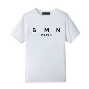 Męska koszulka designerska koszulka Trapstar T Shirt Black T Shirt Print Letter Luksusowe Blair Odzież Czarno biała sport