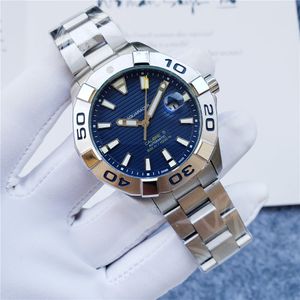 Top Men's Mechanical Quartz Watch 904L Fine Stal Large Dial Sapphire Mirror Business Casual Style