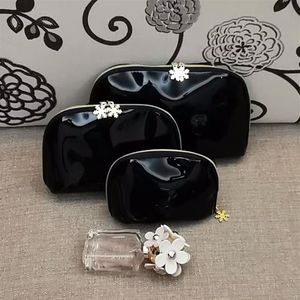 Kobiety Snowflake PU Makeup Fase 3PCS Zestaw Vanity Cosmetic Case Make Makeup Organizer Torka Toaletowa Wyjazd Butique253X