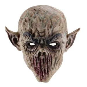 Maski imprezowe Halloween Horror Alien LaTex Face Cover Cosplay Masquerade Costume Propor Dekoracja Przerażające nakrycie głowy 230206