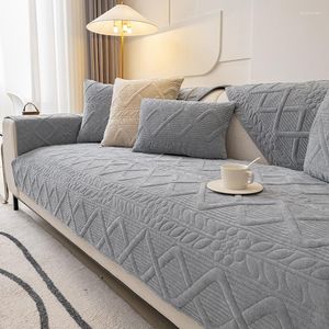 Pokrywa krzesełka anty-scratch chenille sofa Cover miękka sekcja futon kanapa bez poślizgu trwałą matę obrońcą fotela