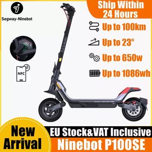 Eu Stock Original Ninebot By Segway P100S Smart Electric Kick Scooter P100SU 1086WH Big Acter Actacure 100 км.