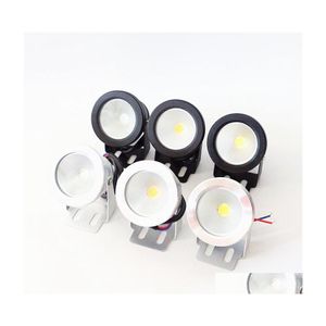 Unterwasserbeleuchtung LED-Licht 10W AC 110V 220V DC 12V Aquarium-Brunnen-Pool-Lampe Ip68 Wasserdichter Waschpunkt Warm/Kaltweiß Drop Deliv Dhdcj