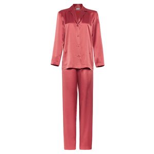 Womens Sleep Lounge Ladies Pyjamas Silk Series Pyjamas passar Hemkläder V Neck Långärmad byxor LP La Perla