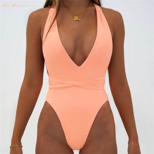 Kvinnors sommardesigner ett stycke sexigt bikini rygglösa baddräkter simma badväskor fast färg simning badkläder px0633 mode strand baddräkt