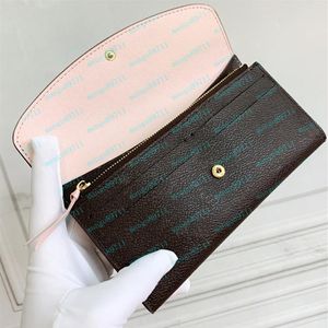 M61289 Wallet Purses Fashion Bags Leather Women Printing Zipper Wallets Card Holder Coin Purse withe Box Dust Bag294m