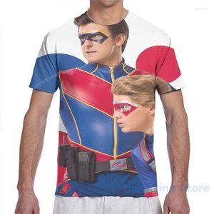 T-shirt da uomo Bubbles Captain Man And Kid Danger T-shirt da uomo Donna All Over Print Fashion Girl Shirt Boy Tops T-shirt a maniche corte