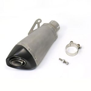 Motorcycle Exhaust System 2" 2.5" Inlet 315mm Length Pipe For Cafe Racer Bagger Bobber Tracker Chopper Scooter S1000R S1000RR