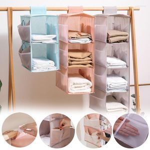 Storage Boxes 2/3/4 Tier Hanger Bag Bra Underwear Rack Holder Organizer Hang Wardrobe