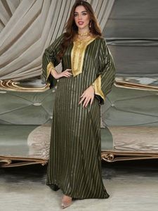 Casual Dresses Diamond Kaftan Arabic Evening Long Dress Women Velvet Satin Jalabiya Saudi Dubai Party Robe Muslim Moroccan Caftan Ramadan Ab