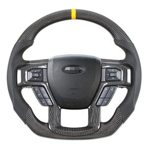 Customized Carbon Fiber Steering Wheel For Ford Raptor F150 Racing Wheel Car Accessories