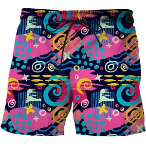 Heren shorts Summer Tropical Fish Casual 3D -vissersbroek / dameszwemmen en surfen grappige sporters