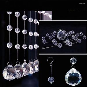 Kronleuchter Kristall Perlen Ketten Glas Hängende Prisma Kugel Für Hochzeit Hause Weihnachtsbaum Dekoration SD-15