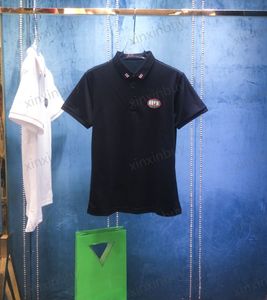 Xinxinbuy Men Designer Tee T Shirt 23SS Tiger Embroidery半袖コットン女性ホワイトブラックグリーンブルーM-2xl