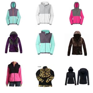 wholesale North Fashion Brand Damenjacke Denalis Bionic Hoodie Jacken Hochwertige Damen Herren Kinder Großer Mantel Winddichte Casua Stickereimäntel 17 Farben