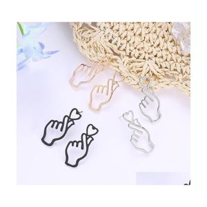 Ohrstecker Geste Ohrringe Gold/Silber vergoldet Legierung Ohrring Ohr Manschette Piercing Herz Drop Lieferung Schmuck Dhmjr