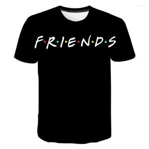 Męskie koszule TV Show Friends 3D drukowane T-shirt mężczyzn Mężczyzn Kobiet mody streetwear crewneck krótkie koszulki harajuku tees tops unisex