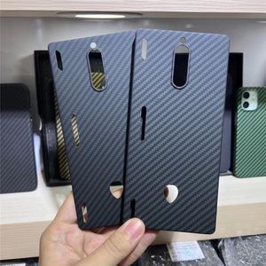 Genuine Carbon Fiber Slim Case for ZTE Nubia Red Magic 8 Pro Matte Hard Armor Cover