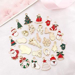 Charms 20 Teile/satz Damen Weihnachten Charm Ohrringe Modeschmuck Legierung Dekoration IY Handwerk Geschenke