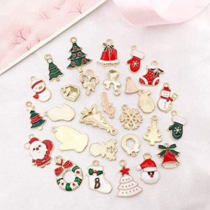 Charms 20 штук/Set Ladies Christmas Charm Серьги модные украшения сплав сплав