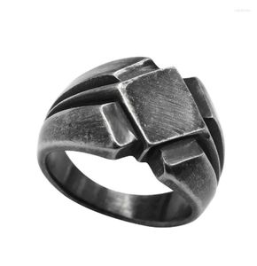 Cluster Rings Arrival Men's Ring Nordic Vintage Black Scandinavian Party Jewelry Size 7-14