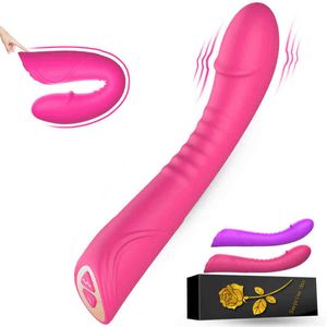 Sexvibratorer Masturbatorer Kraftfull verklig dildo -vibrator för kvinnor stor storlek mjuk kvinnlig vagina klitoris stimulator Masturbator spel för vuxna 1013