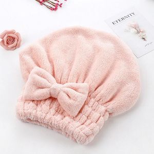 Asciugamano Bagno Doccia Asciugacapelli Avvolgere Testa Cappello Berretto Trucco Cosmetico Strumento da bagno