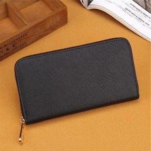 Ganze dame lange brieftasche mehrfarbige geldbörse kartenhalter original frauen klassische reißverschlusstasche a12260v