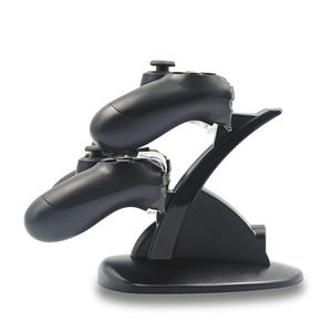 Dual Fast Charging Dock Station Stand Charger f￶r Sony PS4/Slim/Pro Controller Chargers Docking Stations med Retail Box DHL