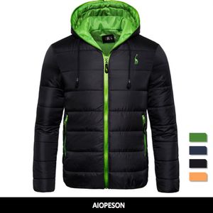 Men s Jackets Drop Winter Jacket Fashion Hooded Waterproof Male Parka Coats Solid Thicken Parkas Clothing 230207