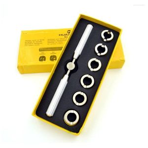 Assista kits de reparo 7pcs Professional Meder Opener Watchmaker Tools Back capa Ferramenta de padrão de dente de capa