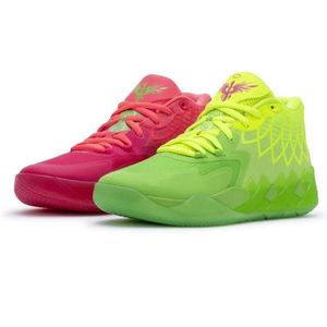 Mens Basketball Shoes LaMelo Ball Puma MB.01 Queen City Rick and Morty Rock Ridge Red Not From Here LO UFO Buzz City Black Blast Trainers Sports Sneakers Size 40-46