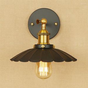 Vägglampor industriell vintage led ljus järnjustera sovrum lampan edison loft dekor antika lampor sconce hembelysning