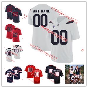 Arizona Wildcats Football Jersey Custom Stitched Kevon Garcia DJ Warnell Jr. Alex Lines Issaiah Johnson Josh Baker Jai-Ayviauynn Celestine Arizona Jerseys Mens